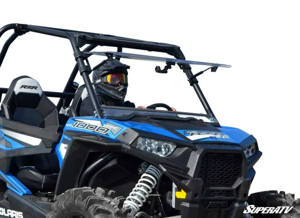 POLARIS RZR XP TURBO SCRATCH RESISTANT FLIP WINDSHIELD