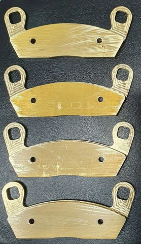 MUD PARK MAFIA POLARIS RANGER/ RZR 900 XP SOLID BRASS BRAKE PADS FRONT 2203747 REAR 2202413