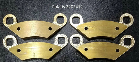 SCRAMBLER/SPORTSMAN 3 CALIPER SET SOLID BRASS BRAKE PADS 2203628, 1911278, 1911279, 2204088, 1911292, 1911291, 2205606, 2202412